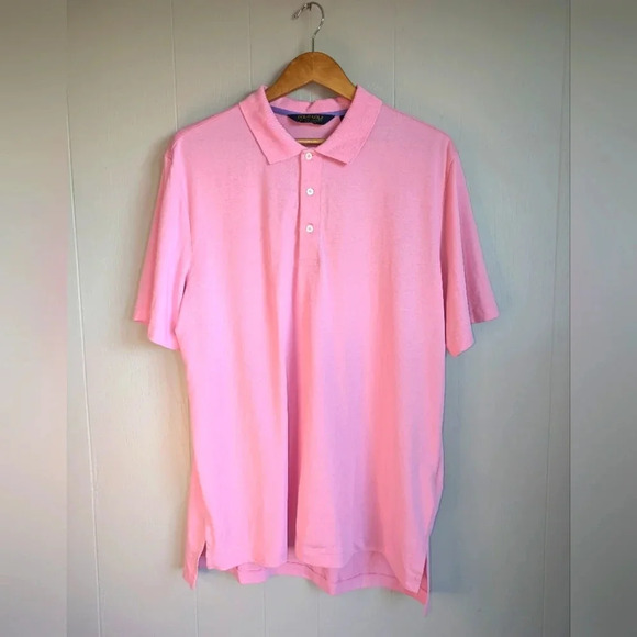 Polo Ralph Lauren Golf Polo in Pink size Large Wicking Performance Athletic - Picture 1 of 7